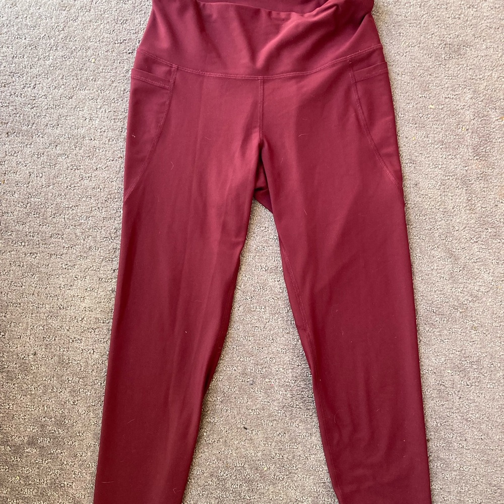 Old Navy | Burgundy leggings (L)
